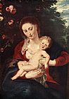 Virgin Canvas Paintings - Virgin and Child